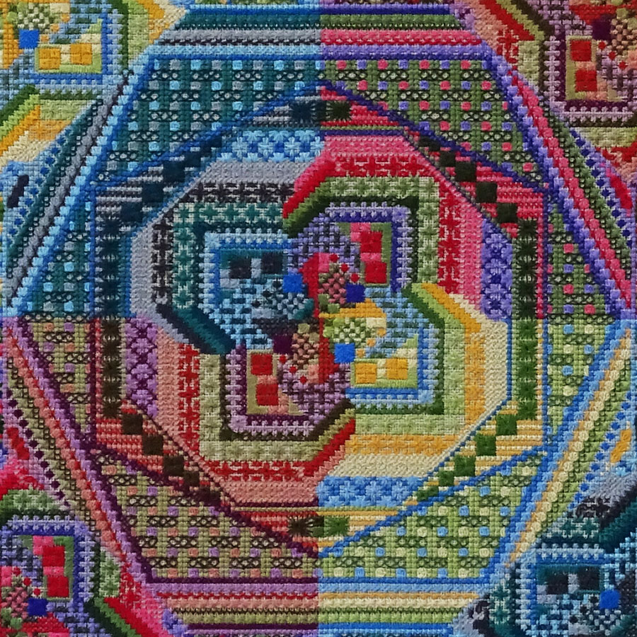 Rauw Betekenis Verbinding Mandala - Borduur en Hardangeratelier Nelly van Es