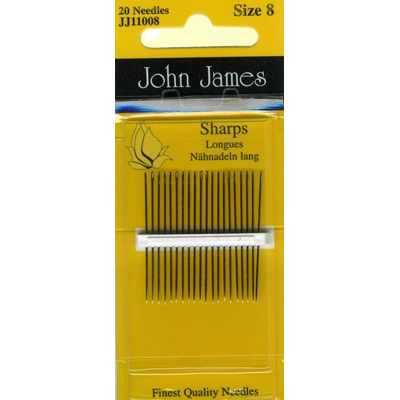 John James sharps naalden borduurnaalden met punt quiltnaalden naainaalden