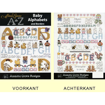 alfabetpatroon alphabets patroon borduurpatroon Jeanette Crews designs