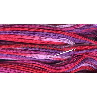 DMC 417 mouliné Color Variations   In kleur overlopend borduurgaren splijtgaren splijtzijde  