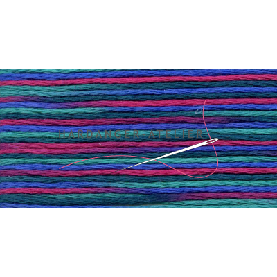 DMC 517 Coloris mouliné  In kleur overlopend borduurgaren splijtgaren splijtzijde  