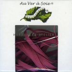 Au Ver à Soie zijdelint unikleur 7 mm breed Lengte 3 meter Samenstelling 100% zijde