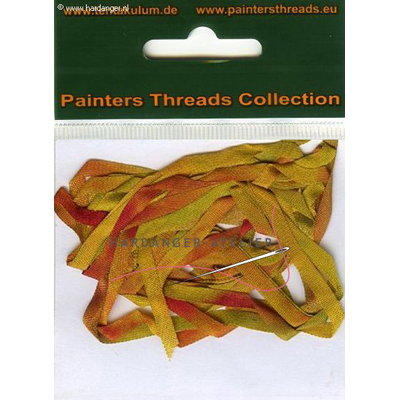 Tentakulum Painter's Threads 100% zijdelint zijden lint overlopend gemêleerd zijde 4 mm breed