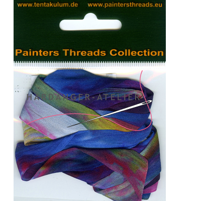 Tentakulum Painter's Threads Overlopend in kleur 13 mm breed Lengte 2 meter Samenstelling 100% zijde