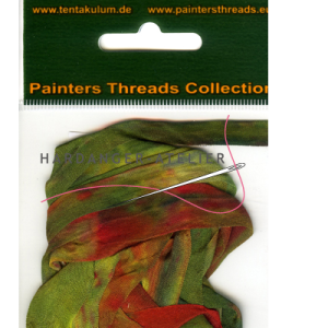 Tentakulum Painter's Threads Overlopend in kleur 4 mm breed Lengte 3 meter Samenstelling 100% zijde