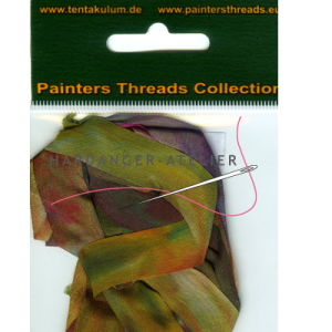Tentakulum Painter's Threads Overlopend in kleur 13 mm breed Lengte 2 meter Samenstelling 100% zijde
