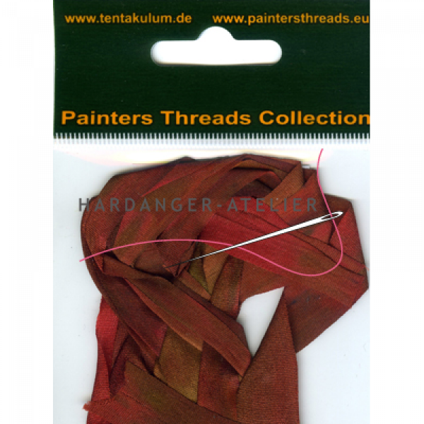 Tentakulum Painter's Threads Overlopend in kleur 4 mm breed Lengte 3 meter Samenstelling 100% zijde
