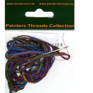 Tentakulum Painter's Threads Overlopend in kleur 2 mm breed Lengte 3 meter Samenstelling 100% zijde