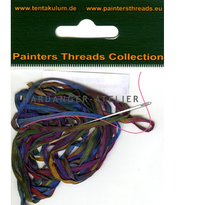 Tentakulum Painter's Threads Overlopend in kleur 2 mm breed Lengte 3 meter Samenstelling 100% zijde