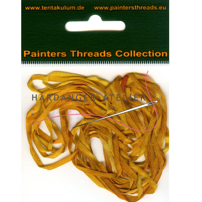Tentakulum Painter's Threads Overlopend in kleur 2 mm breed Lengte 3 meter Samenstelling 100% zijde