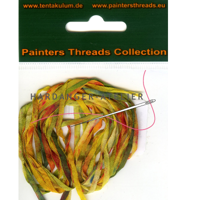 Tentakulum Painter's Threads Overlopend in kleur 2 mm breed Lengte 3 meter Samenstelling 100% zijde