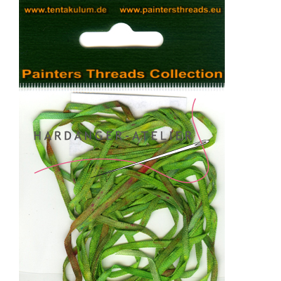 Tentakulum Painter's Threads Overlopend in kleur 2 mm breed Lengte 3 meter Samenstelling 100% zijde