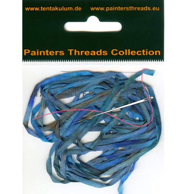 Tentakulum Painter's Threads Overlopend in kleur 2 mm breed Lengte 3 meter Samenstelling 100% zijde