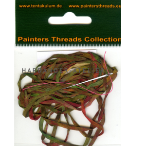 Tentakulum Painter's Threads Overlopend in kleur 2 mm breed Lengte 3 meter Samenstelling 100% zijde