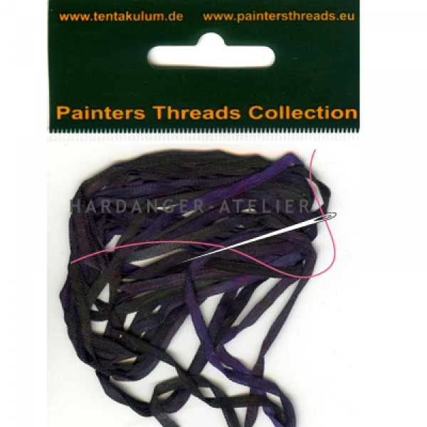 Tentakulum Painter's Threads Overlopend in kleur 2 mm breed Lengte 3 meter Samenstelling 100% zijde