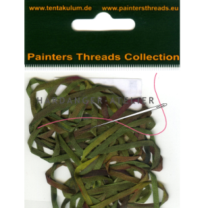 Tentakulum Painter's Threads Overlopend in kleur 2 mm breed Lengte 3 meter Samenstelling 100% zijde