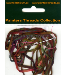 Tentakulum Painter's Threads Overlopend in kleur 2 mm breed Lengte 3 meter Samenstelling 100% zijde