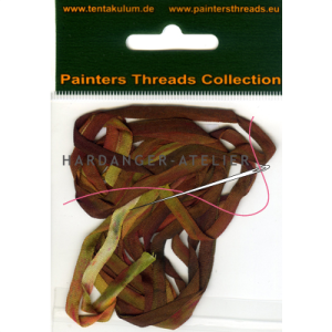 Tentakulum Painter's Threads Overlopend in kleur 4 mm breed Lengte 3 meter Samenstelling 100% zijde