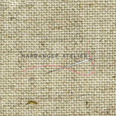 Floba 14 draads Zweigart 35 count art. 3452.53 Naturel (Raw)handwerkstof hardangerstof evenweave aftelbare stof