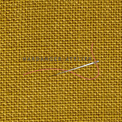 Belfast  12.6 draads Zweigart 32 count art. 3609.3123 Goudbrons (Gold Bronze) handwerkstof 100% linnen borduurlinnen handwerklinnen aftelbare stof