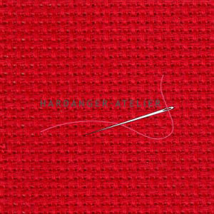 Fein-Aïda 7 draads kruisjes Zweigart 18 count art. 3793.9003 Rood (Red) handwerkstof aftelbare stof