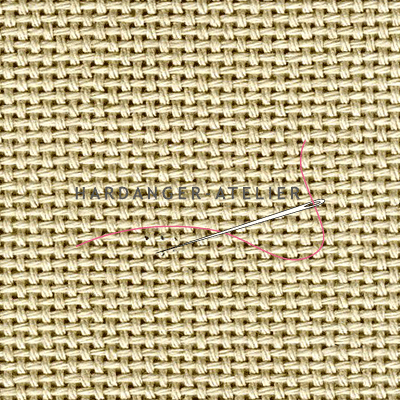 Bellana 8 draads Zweigart 20 count art. 3256.309 Licht Mokka (Mushroom) handwerkstof hardangerstof evenweave aftelbare stofgelijkmatige borduurstof fabrics borduurlinnen