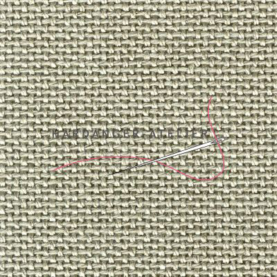 Brittney 11.2 draads Zweigart 28 count art. 3270.779 Beigegrijs (Light Taupe) handwerkstof hardangerstof evenweave aftelbare stof