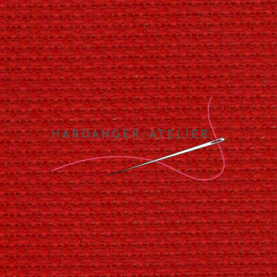 Stern Aïda 5.4 draads kruisje Zweigart 14 count art. 3706.954 Rood (Red) handwerkstof aftelbare stof