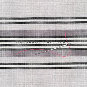 Lugana Linea 10 draads Zweigart 25 count art. 7664.7269 Lichtgrijs (Grey) handwerkstof evenweave aftelbare stof