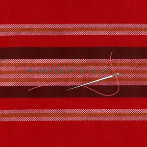 Lugana Linea 10 draads Zweigart 25 count art. 7664.9229 Rood (Red) handwerkstof evenweave aftelbare stof