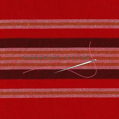 Lugana Linea 10 draads Zweigart 25 count art. 7664.9229 Rood (Red) handwerkstof evenweave aftelbare stof