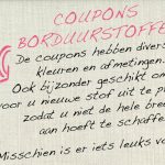 Coupons borduurstoffen