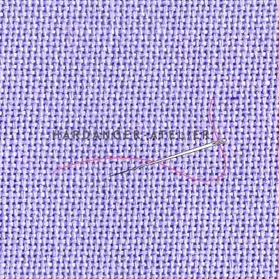 Murano 12.6 draads Zweigart 32 count art. 3984.5120 Lichtpaars (Lilac) handwerkstof hardangerstof evenweave aftelbare stof