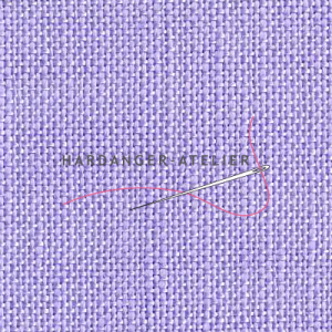 Edinburgh 14 draads Zweigart 35 count art. 3217.5120 Lichtpaars (Lilac) handwerkstof 100% linnen borduurlinnen handwerklinnen aftelbare stof