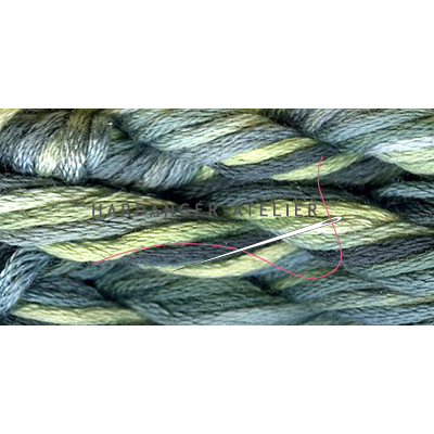 Caron art. 06 Waterlilies splijtzijde zijden borduurgaren