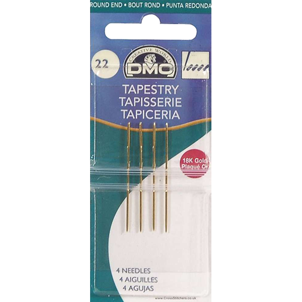 DMC art. 6131 Tapestry gouden borduurnaalden #22.