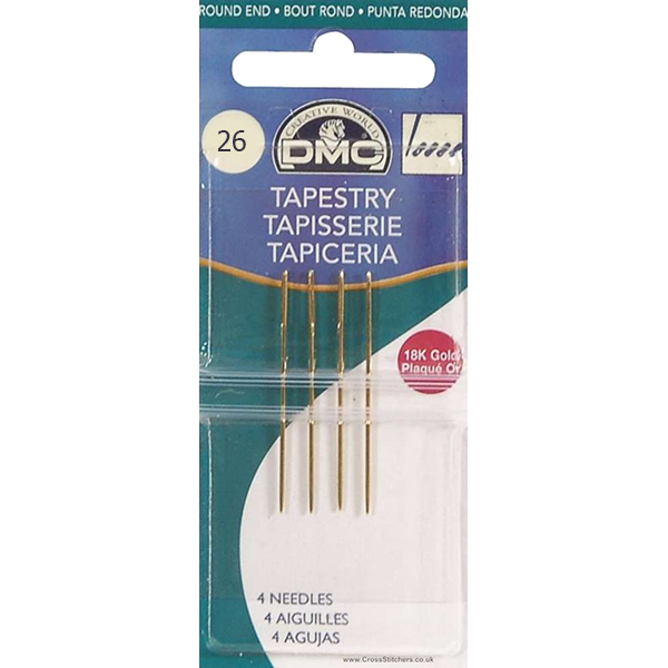 DMC art. 6129 Tapestry gouden borduurnaalden #26.