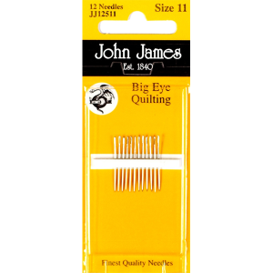 John James big eye quilting naalden borduurnaalden met punt quiltnaalden naainaalden