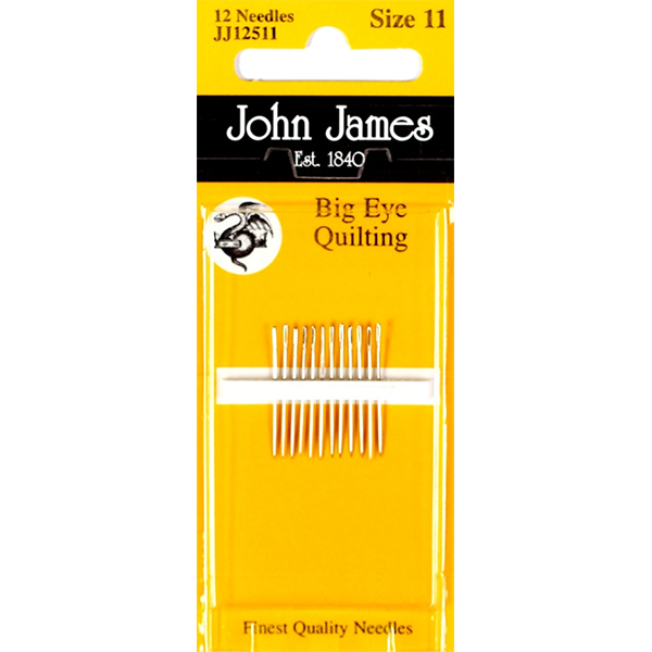 John James big eye quilting naalden borduurnaalden met punt quiltnaalden naainaalden
