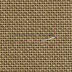 Bellana 8 draads Zweigart 20 count art. 3256.779 Beigegrijs (Light Taupe) handwerkstof hardangerstof evenweave aftelbare stof