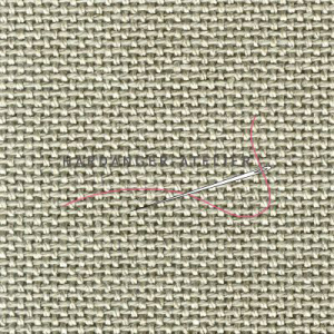 Brittney 11.2 draads Zweigart 28 count art. 3270.779  Beigegrijs (Light Taupe) handwerkstof hardangerstof evenweave aftelbare stof