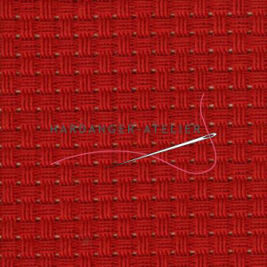 Herta Aida 2.45 kruisje Zweigart 6 count art. 3611.954 Rood (Red) handwerkstof aftelbare stof