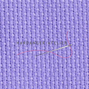 Stern Aïda 5.4 draads kruisje Zweigart 14 count art. 3706.5120 Lichtpaars (Liliac) handwerkstof aftelbare stof