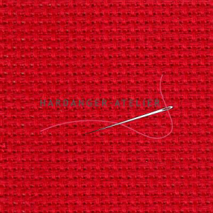 Fein-Aïda 7 draads kruisje Zweigart 18 count art. 3793.9003 Rood (Red) handwerkstof aftelbare stof