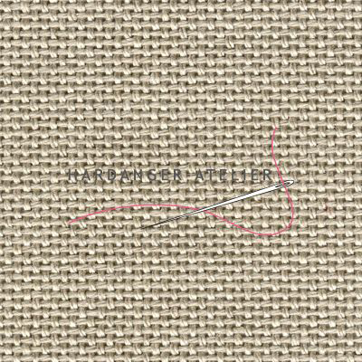 Zweigart 25 count Lugana 3835/3021 Noga (Stone Grey).